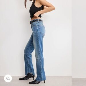 Good American Good Icon Straight Jeans